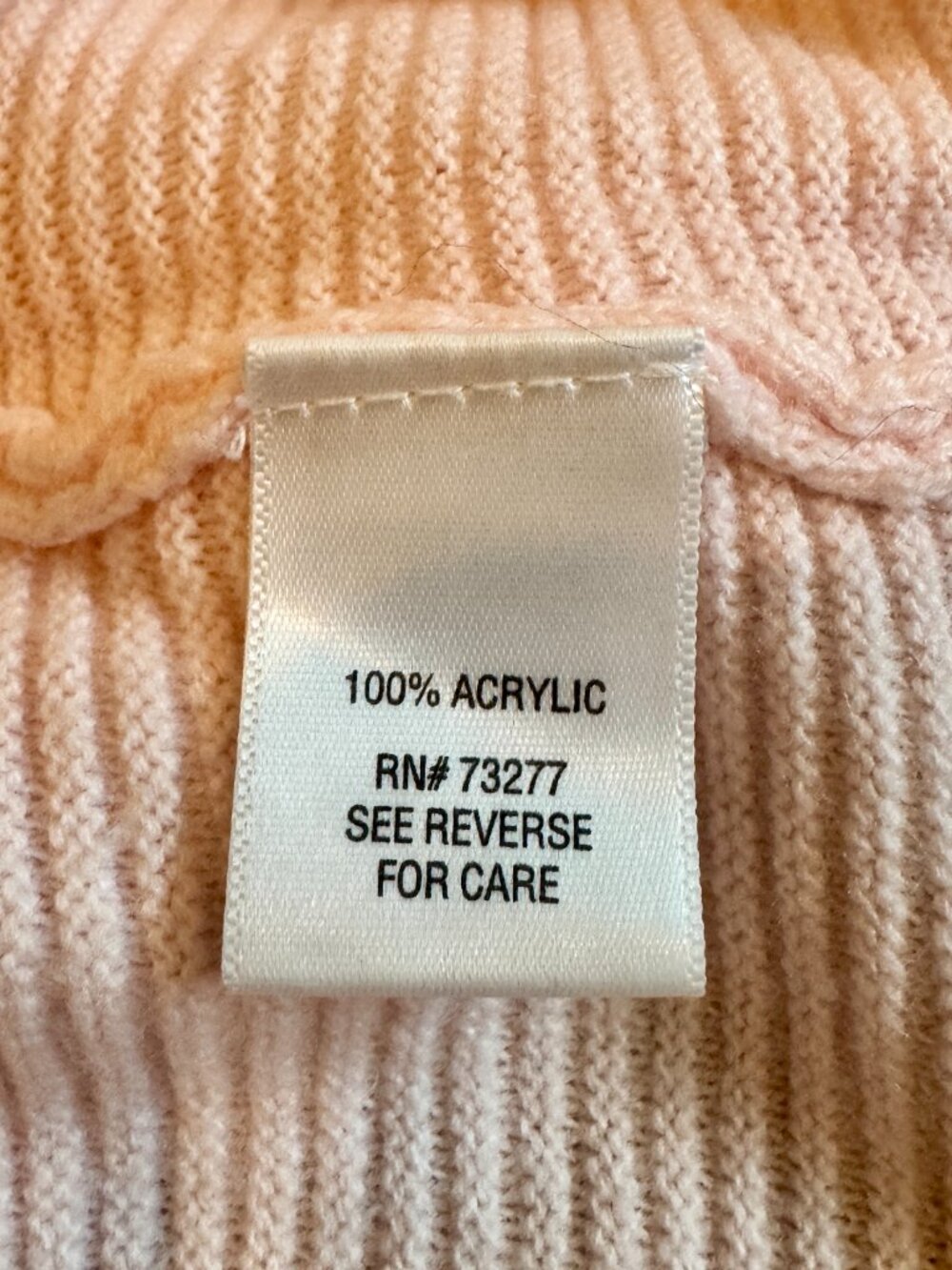 Croft & Barrow Pink Textured Knit Crewneck Pullover Sweater Size XL - Picture 8 of 9